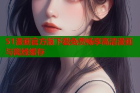 51漫画官方版下载免费畅享高清漫画与离线缓存